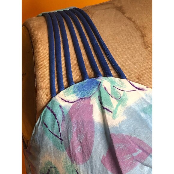 1940s-1950s MARC-EL Fashions of Miami Floral Dress W/Matching Belt. XS-S. As Is - Picture 4 of 10